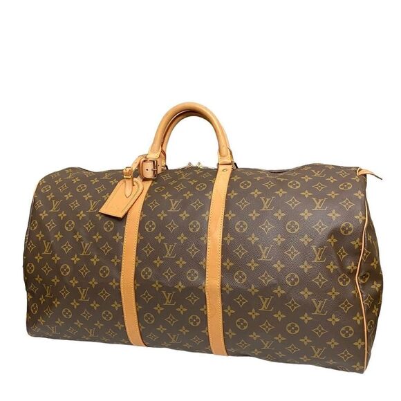 LOUIS VUITTON Monogram Keepall 55 Travel Bag 🧳 LV 29 - Picture 3 of 17